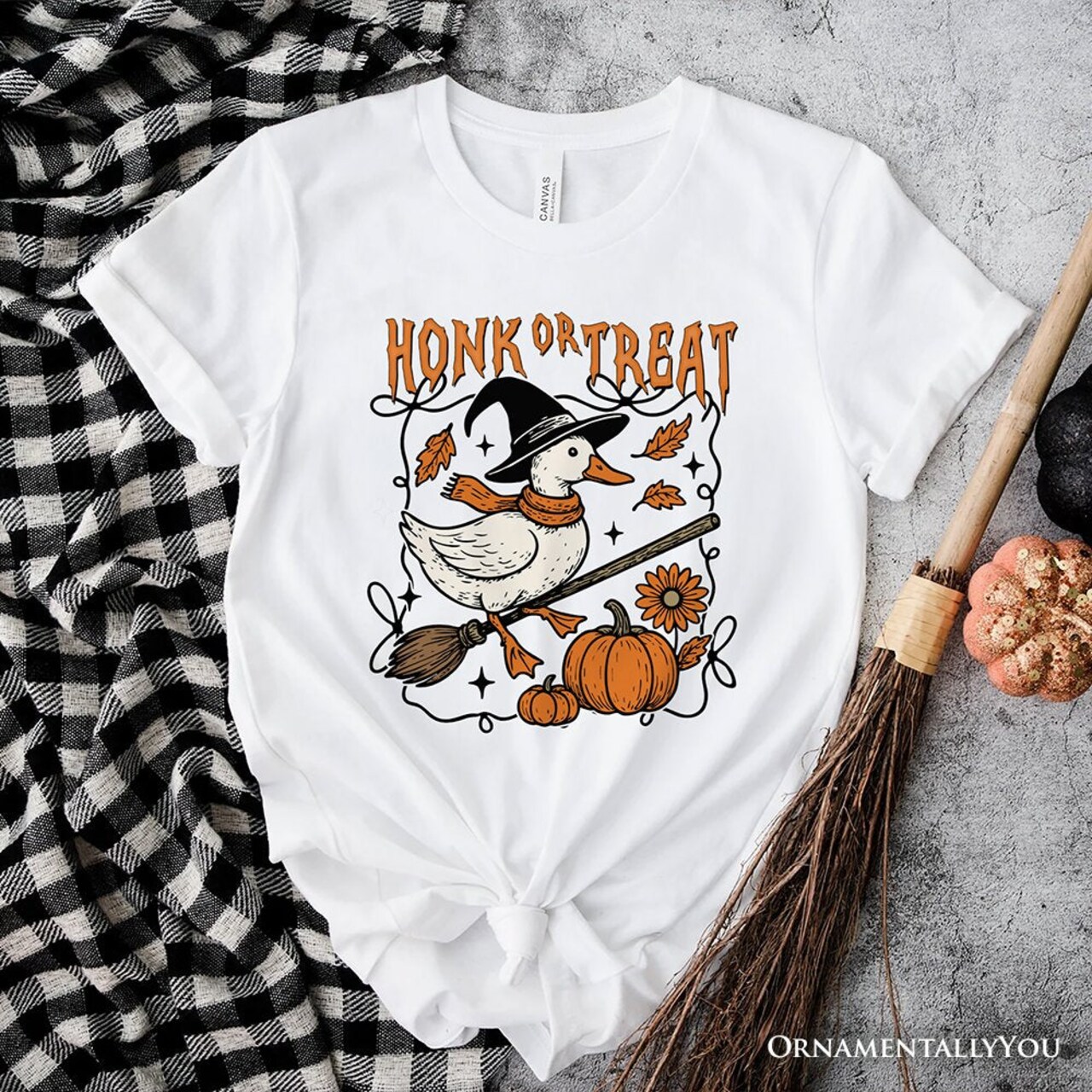 Honk or Treat Goose T-Shirt, Hilarious Halloween Tee for Silly Bird Enthusiasts